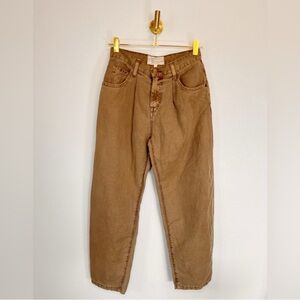 Current/Elliott NWT The Pleated Barrel Pants in Army Green Size 24